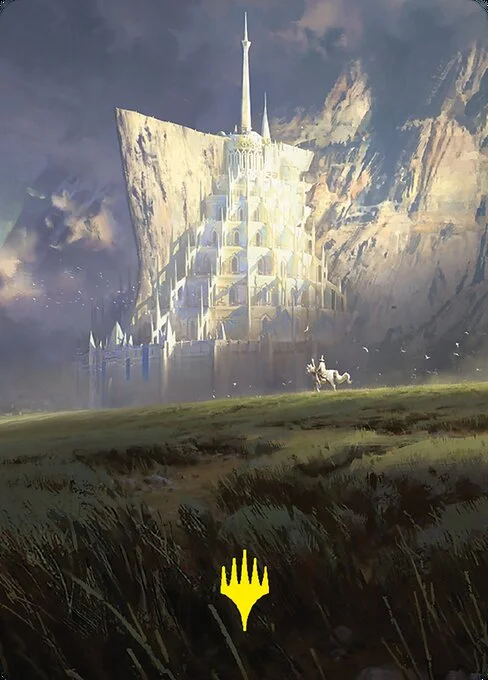 Minas Tirith // Minas Tirith, carta Magic di tipo Card // Card illustrata da Sean Vo