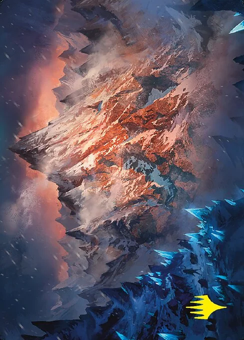 Mountain // Mountain, carta Magic di tipo Card // Card illustrata da Samuele Bandini