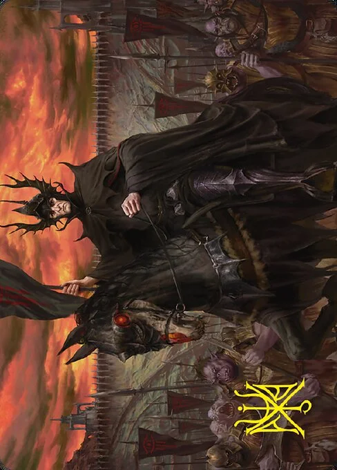 The Mouth of Sauron // The Mouth of Sauron, carta Magic di tipo Card // Card illustrata da Alex Brock