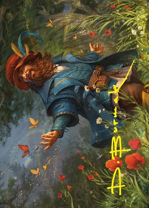 Tom Bombadil // Tom Bombadil, carta Magic di tipo Card // Card illustrata da Dmitry Burmak