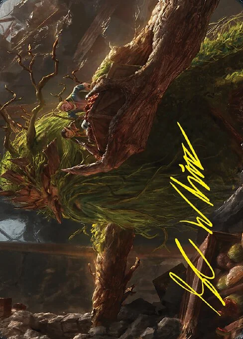 Treebeard, Gracious Host // Treebeard, Gracious Host, carta Magic di tipo Card // Card illustrata da Campbell White