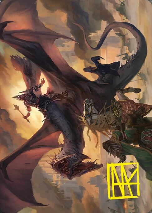 Witch-king, Bringer of Ruin // Witch-king, Bringer of Ruin, carta Magic di tipo Card // Card illustrata da Denman Rooke