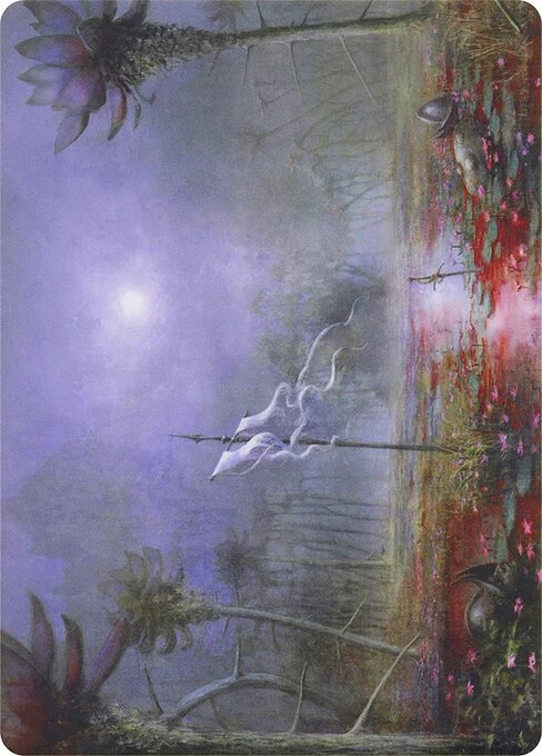 Silent Clearing // Silent Clearing, carta Magic di tipo Card // Card illustrata da Seb McKinnon
