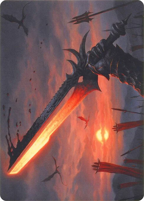 Sword of Sinew and Steel // Sword of Sinew and Steel, carta Magic di tipo Card // Card illustrata da Chris Rahn