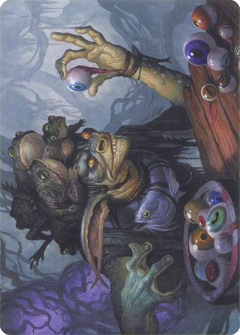 Warteye Witch // Warteye Witch, carta Magic di tipo Card // Card illustrata da Steve Prescott