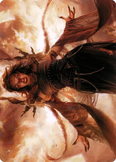 Dragon's Rage Channeler // Dragon's Rage Channeler, carta Magic di tipo Card // Card illustrata da Martina Fačková