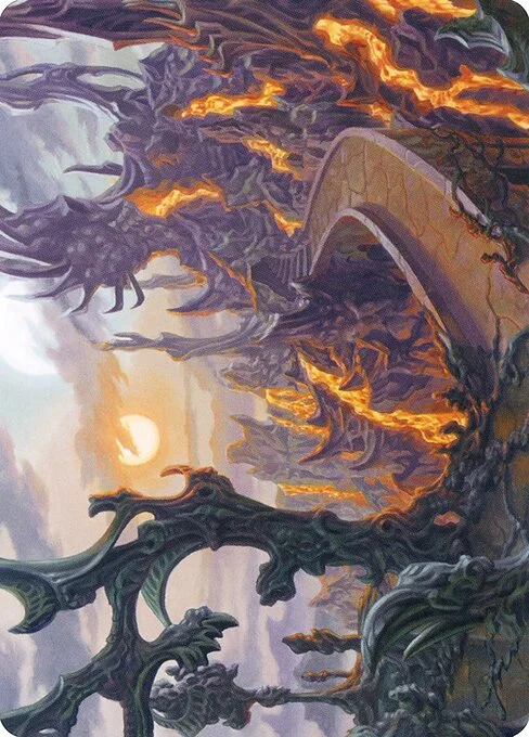 Drossforge Bridge // Drossforge Bridge, carta Magic di tipo Card // Card illustrata da Raoul Vitale