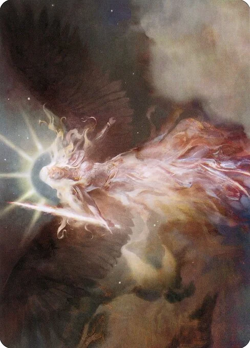 Serra's Emissary // Serra's Emissary, carta Magic di tipo Card // Card illustrata da Nils Hamm
