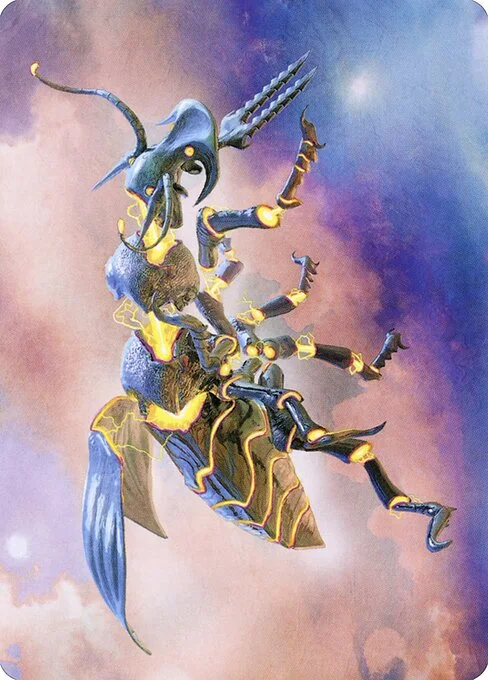 Zabaz, the Glimmerwasp // Zabaz, the Glimmerwasp, carta Magic di tipo Card // Card illustrata da Jason Felix