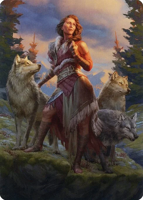 Arlinn, the Pack's Hope // Arlinn, the Pack's Hope, carta Magic di tipo Card // Card illustrata da Anna Steinbauer
