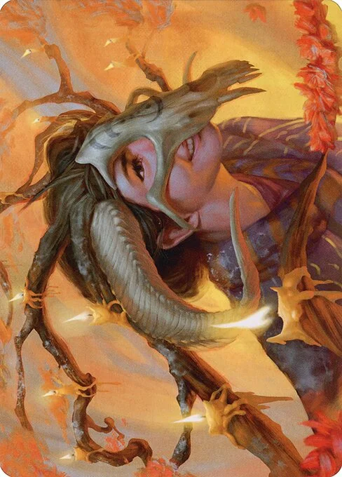 Hedgewitch's Mask // Hedgewitch's Mask, carta Magic di tipo Card // Card illustrata da Ovidio Cartagena