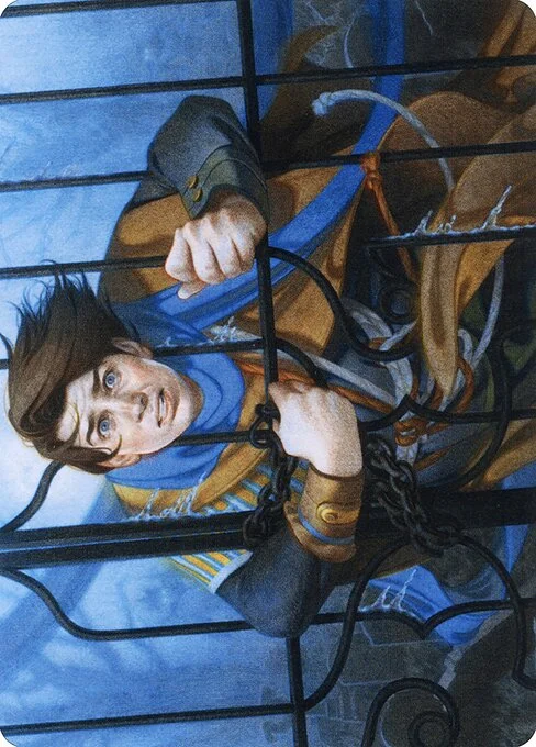 Locked in the Cemetery // Locked in the Cemetery, carta Magic di tipo Card // Card illustrata da Tran Nguyen