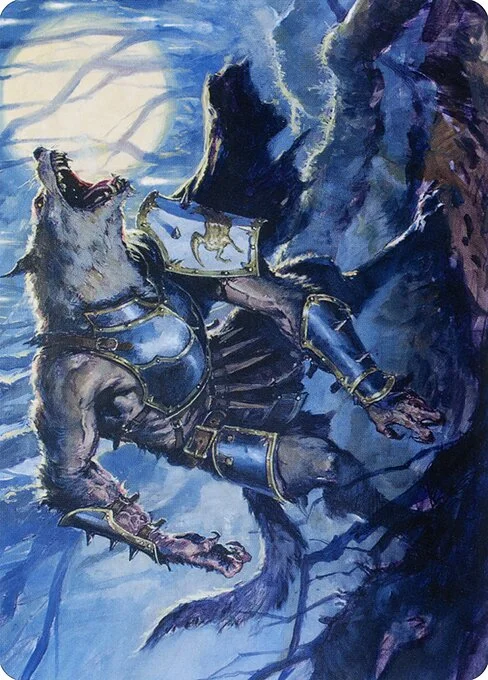 Moonrage Brute // Moonrage Brute, carta Magic di tipo Card // Card illustrata da Karl Kopinski