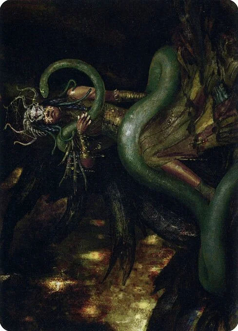 Saryth, the Viper's Fang // Saryth, the Viper's Fang, carta Magic di tipo Card // Card illustrata da Igor Kieryluk