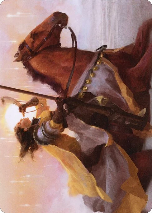 Sunrise Cavalier // Sunrise Cavalier, carta Magic di tipo Card // Card illustrata da John Di Giovanni