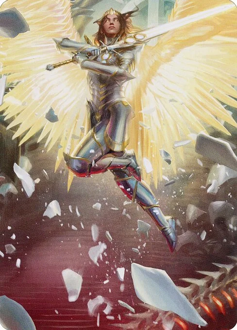 Archangel Elspeth // Archangel Elspeth, carta Magic di tipo Card // Card illustrata da Cynthia Sheppard