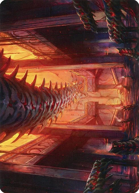 Bloodfell Caves // Bloodfell Caves, carta Magic di tipo Card // Card illustrata da Jorge Jacinto