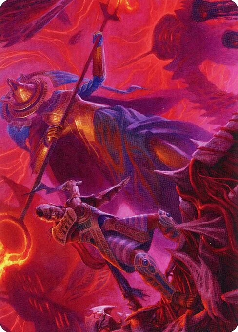 Djeru and Hazoret // Djeru and Hazoret, carta Magic di tipo Card // Card illustrata da Matt Stewart