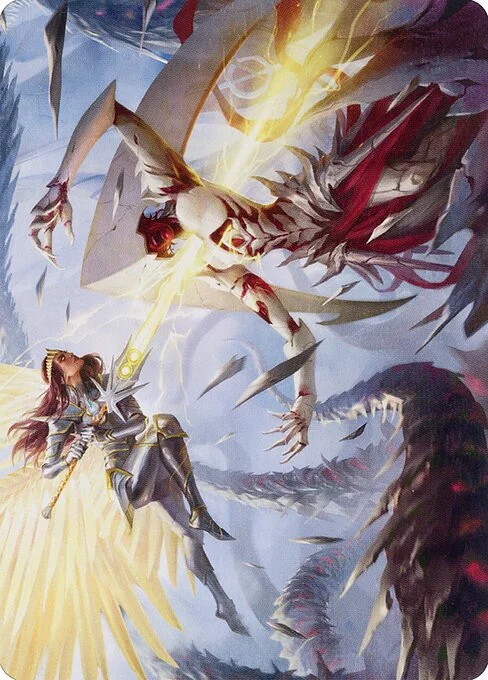 Elspeth's Smite // Elspeth's Smite, carta Magic di tipo Card // Card illustrata da Livia Prima