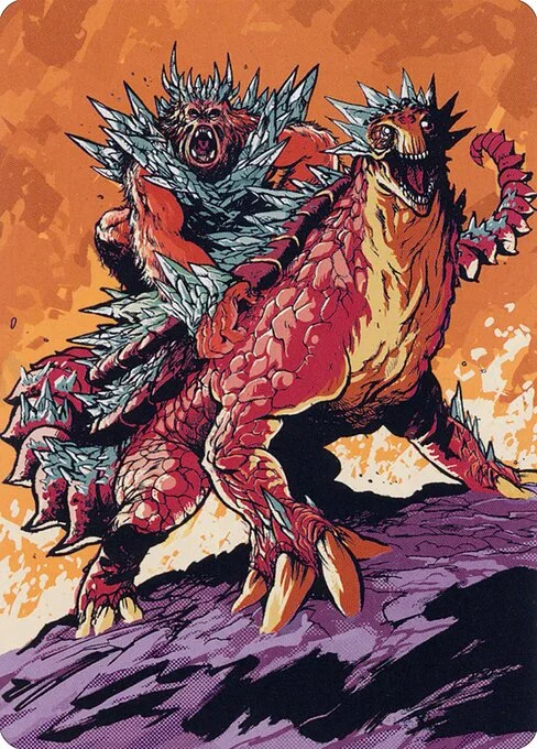 Kogla and Yidaro // Kogla and Yidaro, carta Magic di tipo Card // Card illustrata da Daniel Warren Johnson