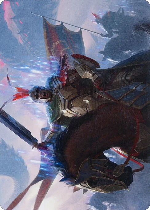 Marshal of Zhalfir // Marshal of Zhalfir, carta Magic di tipo Card // Card illustrata da Darren Tan