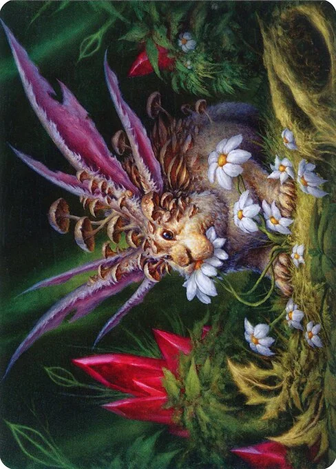 Placid Rottentail // Placid Rottentail, carta Magic di tipo Card // Card illustrata da Filip Burburan