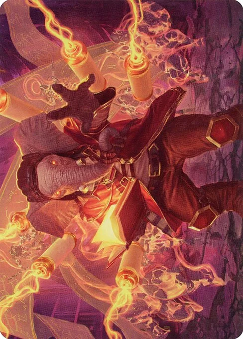 Quintorius, Loremaster // Quintorius, Loremaster, carta Magic di tipo Card // Card illustrata da Lie Setiawan