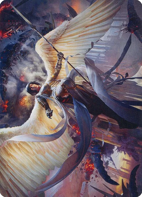Serra Faithkeeper // Serra Faithkeeper, carta Magic di tipo Card // Card illustrata da Denys Tsiperko