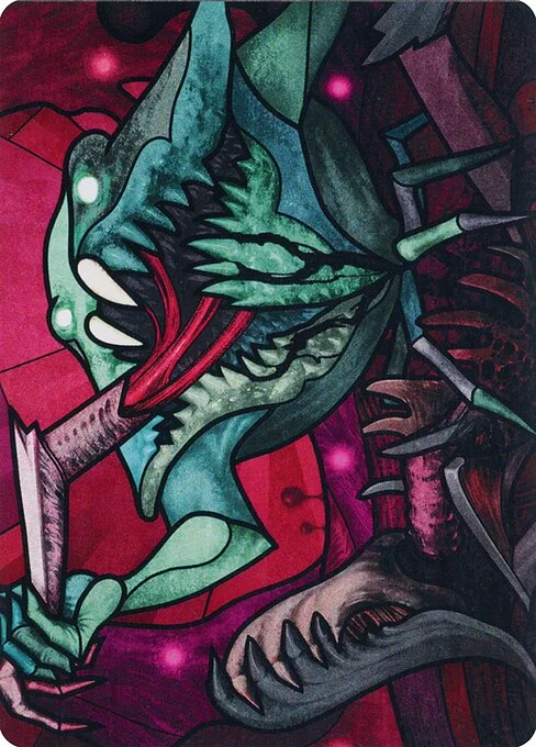 Yargle, Glutton of Urborg // Yargle, Glutton of Urborg, carta Magic di tipo Card // Card illustrata da Serena Malyon