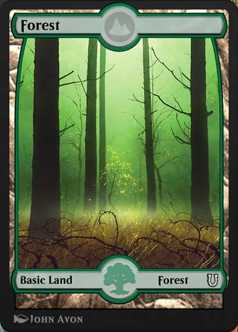 Forest, carta Magic di tipo Basic Land — Forest illustrata da John Avon