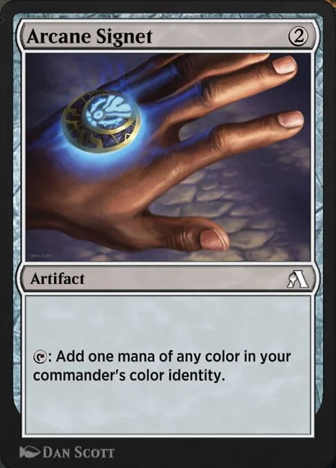 Arcane Signet, carta Magic di tipo Artifact illustrata da Dan Murayama Scott