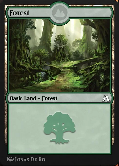 Forest, carta Magic di tipo Basic Land — Forest illustrata da Jonas De Ro