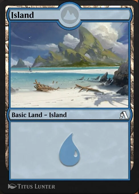 Island, carta Magic di tipo Basic Land — Island illustrata da Titus Lunter