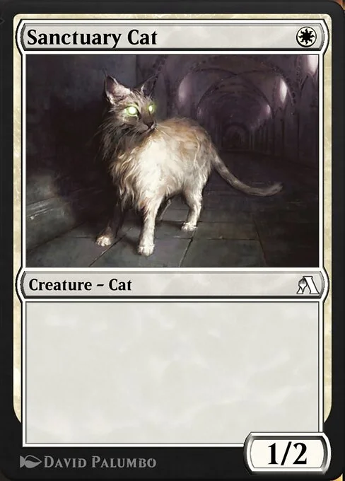 Sanctuary Cat, carta Magic di tipo Creature — Cat illustrata da David Palumbo