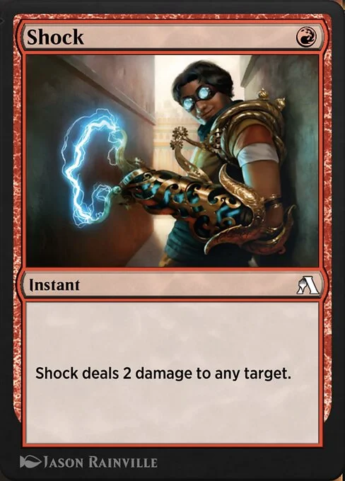Shock, carta Magic di tipo Instant illustrata da Jason Rainville