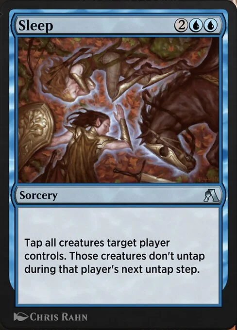 Sleep, carta Magic di tipo Sorcery illustrata da Chris Rahn