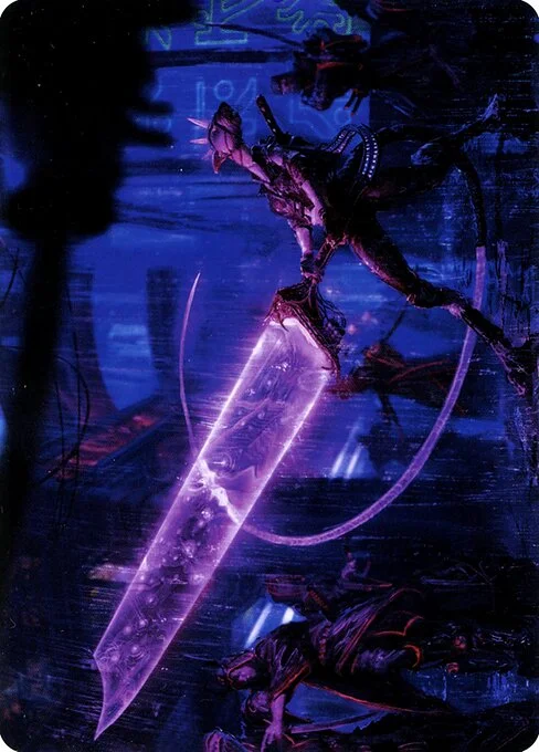Enormous Energy Blade // Enormous Energy Blade, carta Magic di tipo Card // Card illustrata da Campbell White