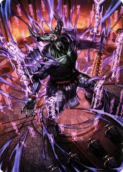 Hidetsugu, Devouring Chaos // Hidetsugu, Devouring Chaos, carta Magic di tipo Card // Card illustrata da SENNSU