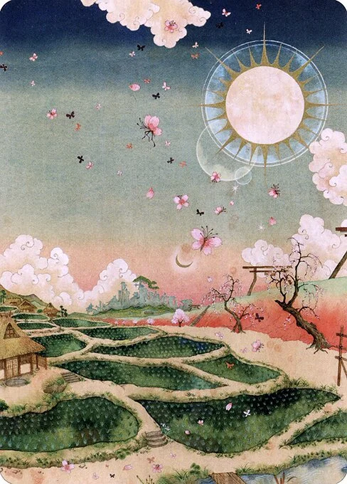 Plains // Plains, carta Magic di tipo Card // Card illustrata da Amayagido