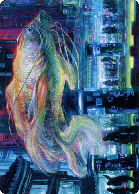 Skyswimmer Koi // Skyswimmer Koi, carta Magic di tipo Card // Card illustrata da Donato Giancola