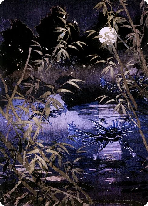 Swamp // Swamp, carta Magic di tipo Card // Card illustrata da Maiko Aoji