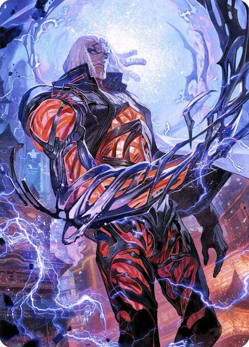 Tezzeret, Betrayer of Flesh // Tezzeret, Betrayer of Flesh, carta Magic di tipo Card // Card illustrata da Lack