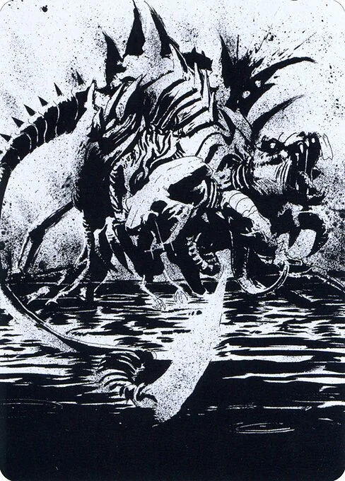 Karumonix, the Rat King // Karumonix, the Rat King, carta Magic di tipo Card // Card illustrata da Flavio Girón