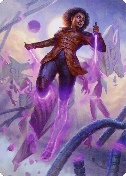 Kaya, Intangible Slayer // Kaya, Intangible Slayer, carta Magic di tipo Card // Card illustrata da Marta Nael