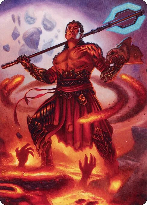 Koth, Fire of Resistance // Koth, Fire of Resistance, carta Magic di tipo Card // Card illustrata da Eric Wilkerson