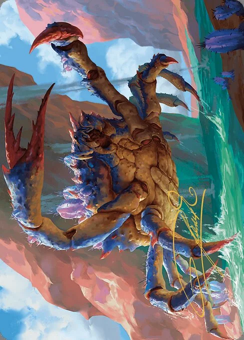 Canyon Crab // Canyon Crab, carta Magic di tipo Card // Card illustrata da Ignatius Budi