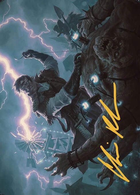 Geralf, the Fleshwright // Geralf, the Fleshwright, carta Magic di tipo Card // Card illustrata da Chris Rahn