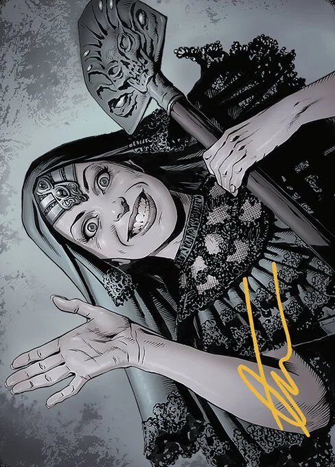 Gisa, the Hellraiser // Gisa, the Hellraiser, carta Magic di tipo Card // Card illustrata da Greg Staples