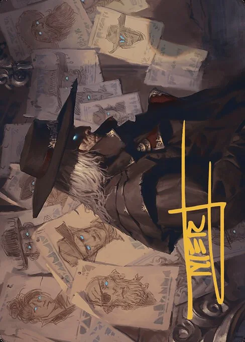 Lazav, Familiar Stranger // Lazav, Familiar Stranger, carta Magic di tipo Card // Card illustrata da Tyler Jacobson