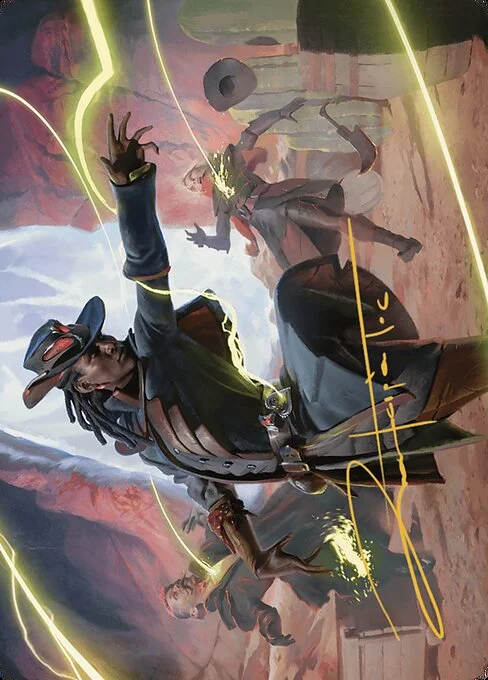 Lilah, Undefeated Slickshot // Lilah, Undefeated Slickshot, carta Magic di tipo Card // Card illustrata da Andreas Zafiratos